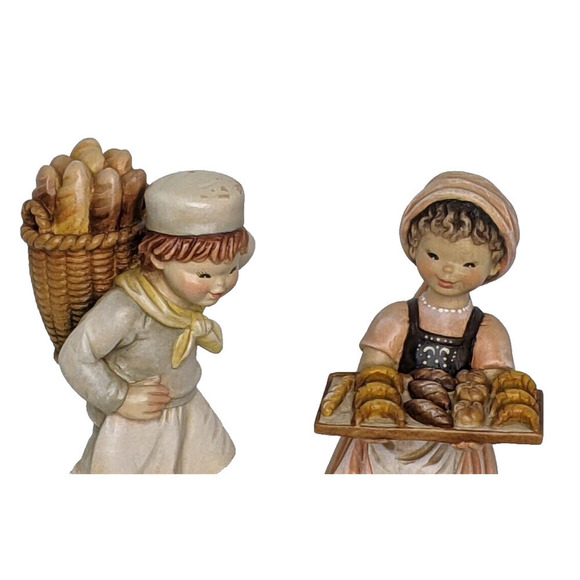 ANRI Ferrandiz Baker Boy and Pastry Girl 6" Limited Ed Set RARE Italy EUC Read - Picture 8 of 8